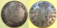 A66* NICE Spanish colonial silver 4 REALES 1832 SEVILLA 