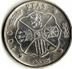 MONEDA DE PLATA. 100 PESETAS FRANCO AÑO 1966*70