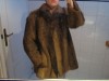 VINTAGE RETRO COAT/JACKET FAUX FUR Soft brown (Abrigo) 