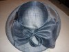 WINDSMOOR LADIES BLUE BOW DETAIL WEDDING/ FORMAL HAT  