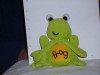 bang on the door, soft toy, frog 