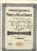 MINES D'OR en FRANCE 1928 