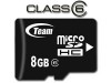 8GB 8G microSD micro SD SDHC TF Memory Card Class 6  