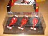 Ferrari F2000 F2001 F2002 Diorama Hotwheels 1/43 Schumi 