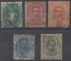 ITALY 1889/1896 - 5v Umberto I - Used 