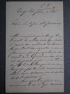 CARTA AÑO 1885 PRIEGO CÓRDOBA TERREMOTO GRANADA 