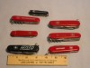  Lot of 5 Victorinox  & 2 Wenger Knives, All Different 