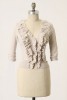 NWT Anthropologie GUINEVERE Roaming Frills cardigan XS 