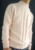 2010 New Men's Pink Round-Neck Cotton Sweater  