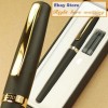 DUKE209 EXECUTIVE GOLD & BLACK 22KGP M NIB FOUNTAIN PEN 