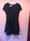 Vestido  negro, talla 42  