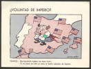 Spain Postcard Franco Voluntad De Imperio Caricature 