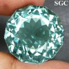 28.63 ct Rare Octagon Facet Greenish Aquamarine NR! 