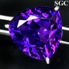 49.80ct Valuable Purple Amethyst Silver 925 Rings NR! 