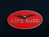 RED BROWN MOTO GUZZI CYCLE BIKER MOTOR IRON ON PATCH 