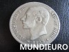 $MUNDIEURO$ ALFONSO XII 5 PTAS PLATA 1885*18*87 OCASIÓN