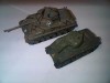 1:72 2 amerikanische Sherman Panzer TOP gebaut bemalt