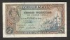 billete 5 pts 1940sin circular 