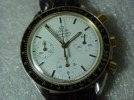 VINTAGE OMEGA SPEEDMASTER 18K GOLD TOP CHRONOGRAPH ! 