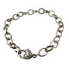 4 Heart Clasp Charm Bracelets Fits Sabo M18942 