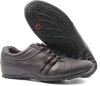 Mens KICKERS Black Leather Shoes Size 8 (42) 