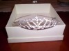 BEAUTIFUL BRIDAL TIARA/SILVER&CRYSTALS/BOXED/BRIDE/XMAS 