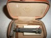 HOFFRITZ SLANT SAFETY RAZOR WITH CASE AND BLADES GERMAN 