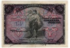 50 PESETAS 1906 -DIFICILES EN ESTE ESTADO-  @arena@ 