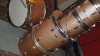 VINTAGE LUDWIG 70s Schlagzeug Drum set kit 2bl Bassdrum 