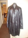 real Leather Lakeland Full Length Coat jacket £150 14 