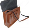 VINTAGE 1960 S ITALIAN LEATHER SATCHEL SCHOOL BAG BROWN 