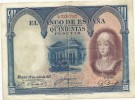 500 PESETAS  MADRID 24 de Julio 1927 