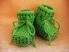 Gestrickte Babyschuhe, handgestrickt, 