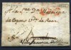 LETTRE DE SALAMO POUR VILAFRANCA ANNEE 1821 