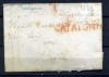 LETTRE DE SALAMO POUR BARCELONE ANNEE 1838 