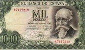 1000 Mil Pesetas Spanien  1971