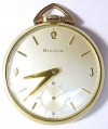 Bulova ~ Vintage 1967 Pocket Watch ~ 10K GP / 17 Jewels 