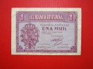 SPAIN 1937 ONE PESETA BANKNOTE P104 COLLECTABLE COND 