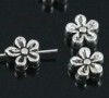 Free ship!300pcs tibetan silver flower spacer beads 7mm 