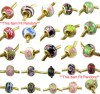 25 Mixed colours glass beads fit charm bracelet W19205 