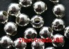 free ship! 100pcs silvery metal a big hole beads 5mm  