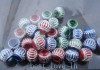 200pcs silver Mix style carved lantern ALUMINIUM bead  