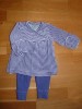 ** Nickikleidchen * Set mit Hose * Stil Polo * Gr. 3-6M 