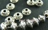 free ship 100pcs tibet silve bali style spacer 6.5mm 