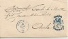 Spain 1876 stampless Parliamentary cover with handstamp 