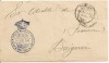 Spain 1914 stampless Ofiicial cover to Basque France 