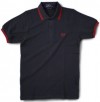 NEW FRED™ PERRY™ BLUE NAVY RED TWIN TIP POLO SHIRT L 40 