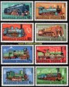 HUNGARY,1972 LOCOMOTIVES-TRAINS-RAILWAYS 8v MNH  