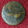 ROMAN PROVINCIAL COIN SPAIN TIBERIUS DERTOSA AS COUNTER 