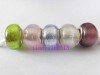 100Glass Lampwork Beads fits Charm Bracelet Silver Core 